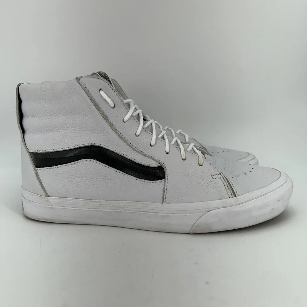 Vans Shoes Mens Size 10.5 Sk8-Hi XL Big Mood Hologram Leather High Top Skate